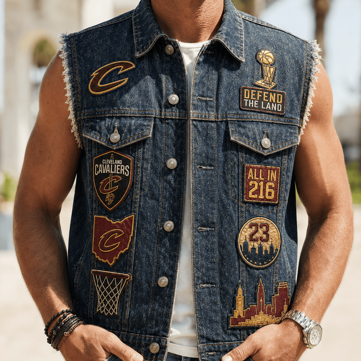 CVLR PREMIUM DENIM VEST NVH