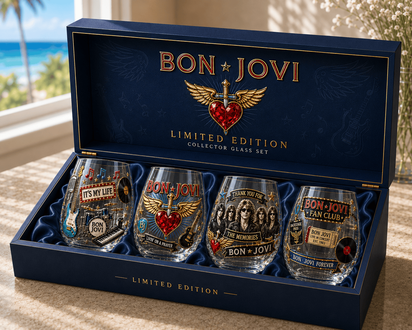 Premium BJV Whiskey Glass Set TTTT