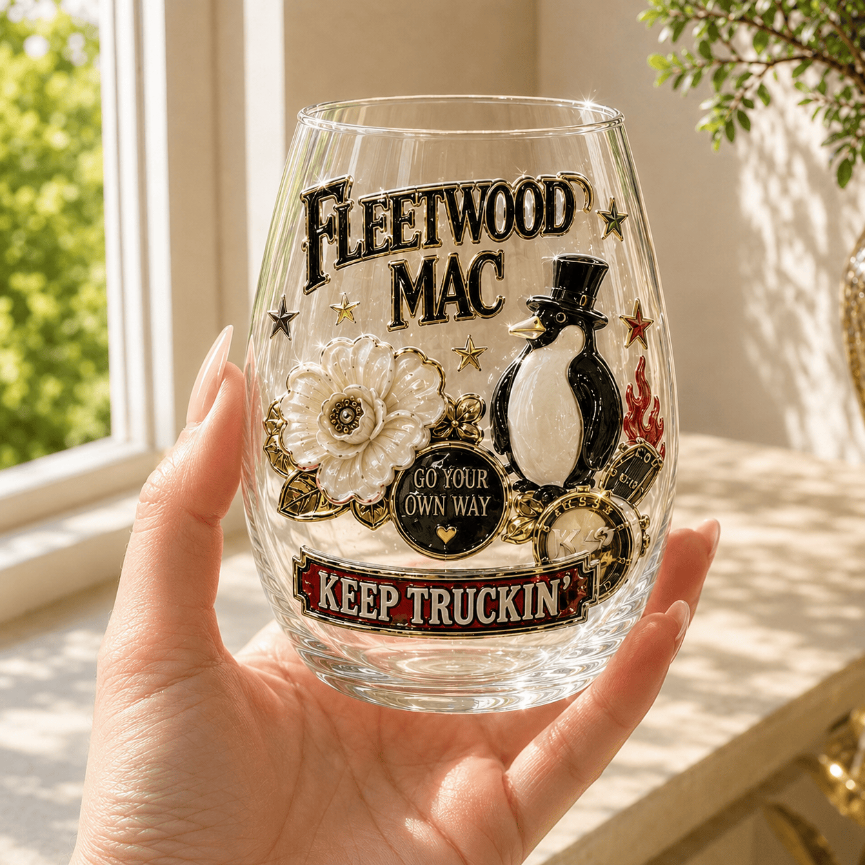 Premium FLM Wine Glass Cup VTH