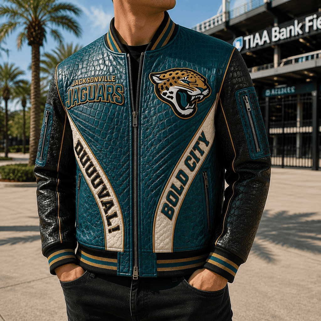 Premium JSVJ Leather Zipper Jacket PVNA