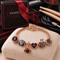 RSH Rose Gold Charm Bracelet Set TMH