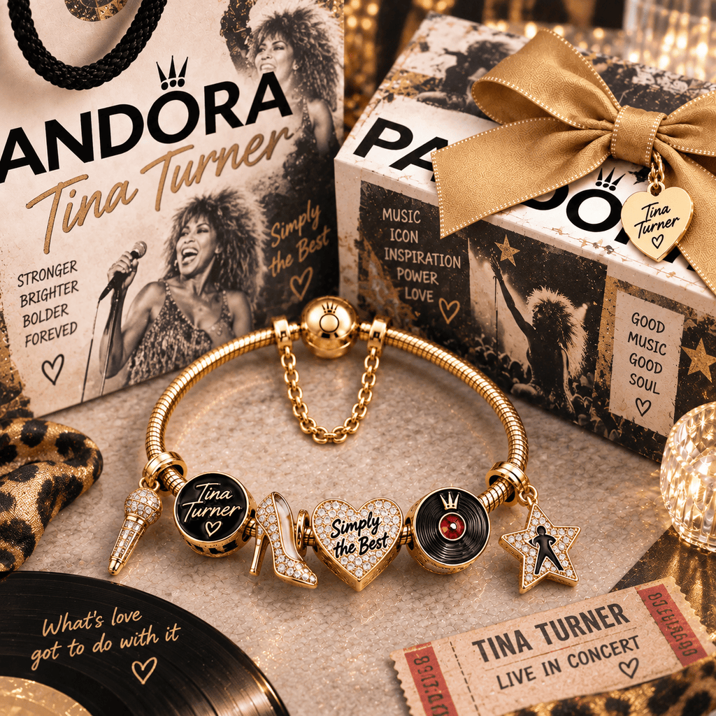 TNTN Gold Charm Bracelet Set PTT